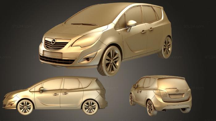 Vehicles (Opel Meriva 2011, CARS_2893) 3D models for cnc